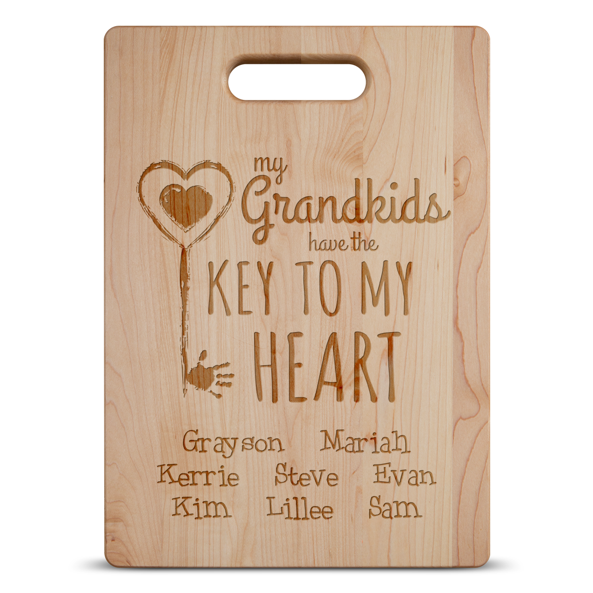 personalized cutting board for grandma/grandmother/nana style 5