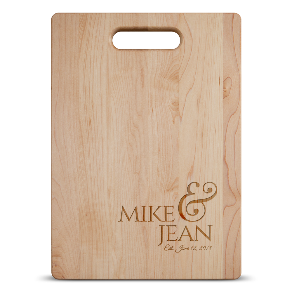 personalized cutting board for anniversary