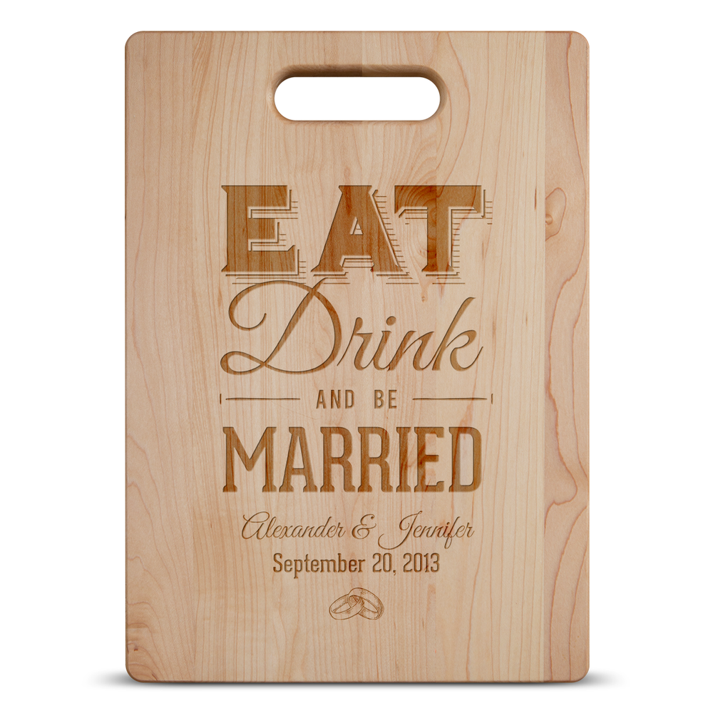 personalized couple cutting board for anniversary style 5