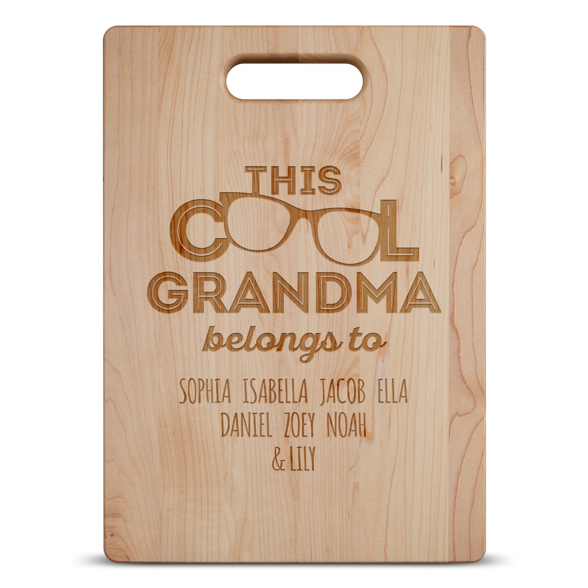 personalized cutting board for grandma/grandmother/nana style 8