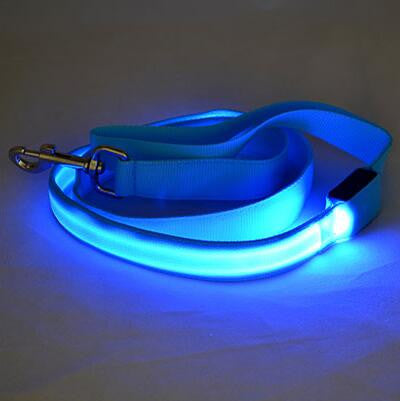 LED Safety Glow In The Dark Dog/Cat Leash