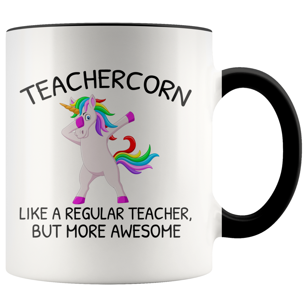 Teacher Mug Teacher Gift Unicorn Teacher Mug - Teachercorn Like A Regular Teacher But More Awesome Accent Coffee Mug 11oz