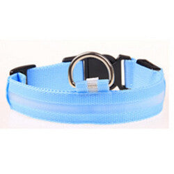 Safety LED Glow In The Dark Dog Cat Collar