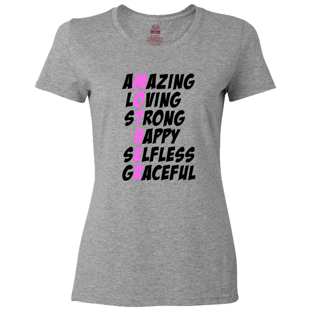 Birthday Mother's Day Gift For Mom - Mother Acronym Ladies Classic T Shirt