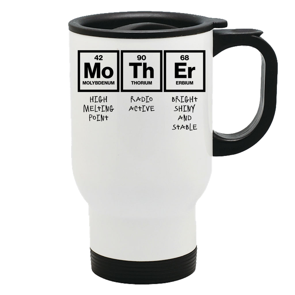 Birthday Mother's Day Gift For Mom - Mother Definition From Chemistry Elements Travel Mug 14oz