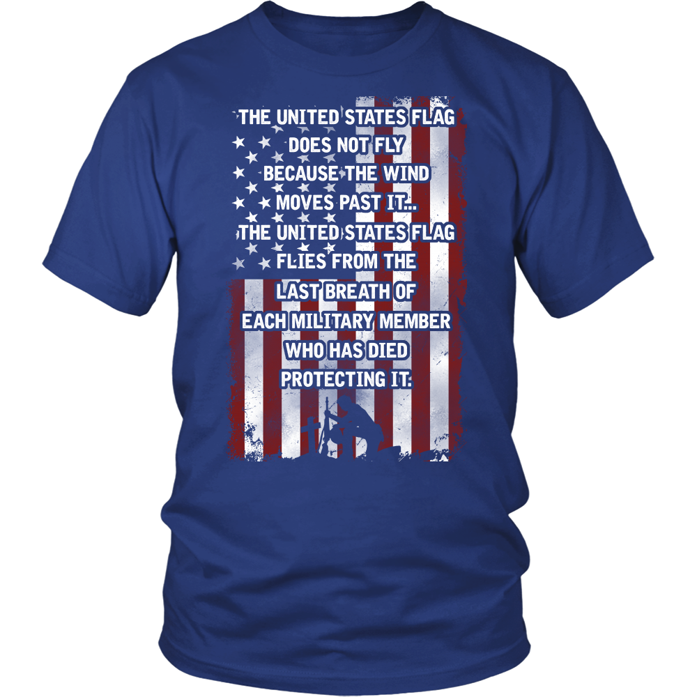 The United States Flag Unisex T Shirt(blue)