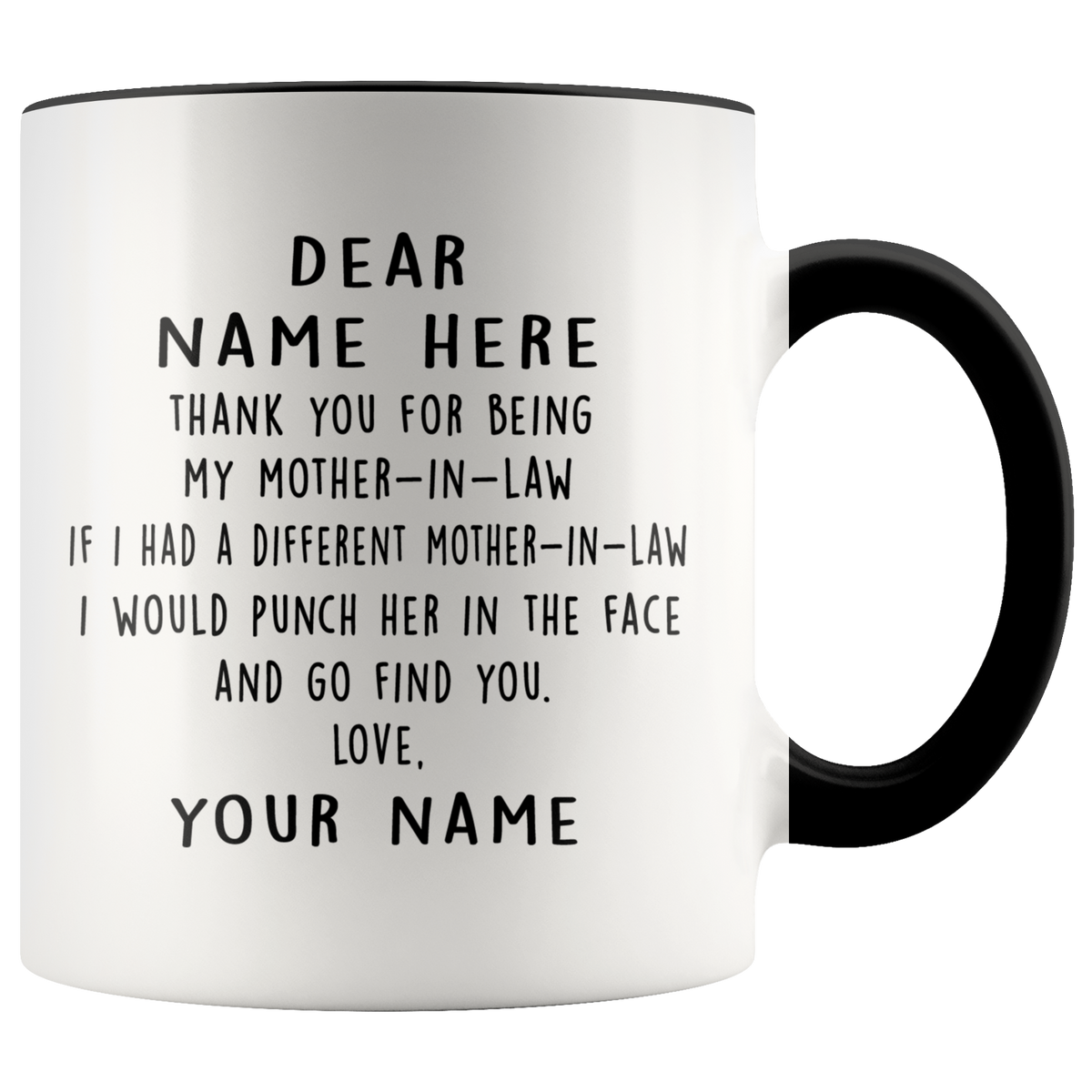 Personalized Mug Gift For Mother In Law - If I Had A Different Mother In Law Mug, Mother In Law Birthday Christmas Appreciation Gift Ideas